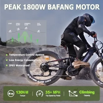 FREESKY Electric Bike 1800W Motor 120 Miles Range