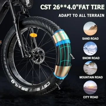 FREESKY Electric Bike 1800W Motor 120 Miles Range