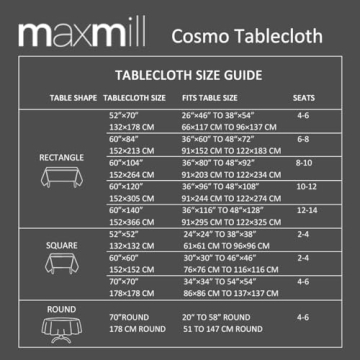 maxmill Faux Linen Textured Rectangle Tablecloth Water Resistant Wrinkle Free Spill-Proof, Soft Table Cloth for Dining Room Decoration, Banquet Parties Event Holiday Dinner, 60 x 84 Inch Sage Green