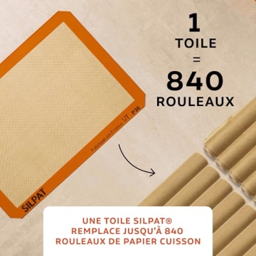 Silpat Non-Stick Silicone Baking Mat for Perfect Cookies