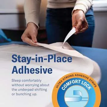 Curera Chucks Premium Disposable Underpads 30”x36” [100-Count] Ultra Absorbent Chux Incontinence Bed Pads Disposable Adult with Adhesive Tape, Pee Pads Pet Training Pads XX-Large 30x36 Bulk Pack