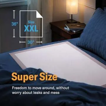 Curera Chucks Premium Disposable Underpads 30”x36” [100-Count] Ultra Absorbent Chux Incontinence Bed Pads Disposable Adult with Adhesive Tape, Pee Pads Pet Training Pads XX-Large 30x36 Bulk Pack