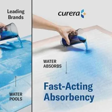 Curera Chucks Premium Disposable Underpads 30”x36” [100-Count] Ultra Absorbent Chux Incontinence Bed Pads Disposable Adult with Adhesive Tape, Pee Pads Pet Training Pads XX-Large 30x36 Bulk Pack