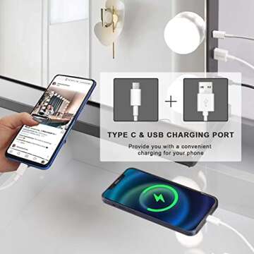 FENCHILIN Vanity Mirror with Lights,Hollywood Lighted Mirror with Dimmer Bulbs, Vanity Makeup Mirror...