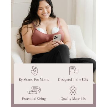 Comfortable Busty Nursing Bra with Easy Access