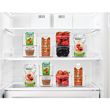 Sorbus Stackable Organizer Bins for Kitchen & Pantry Storage