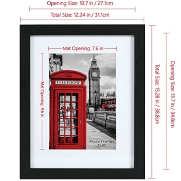 PEALSN 11x14 Frame Set of 6 for Wall or Table Display