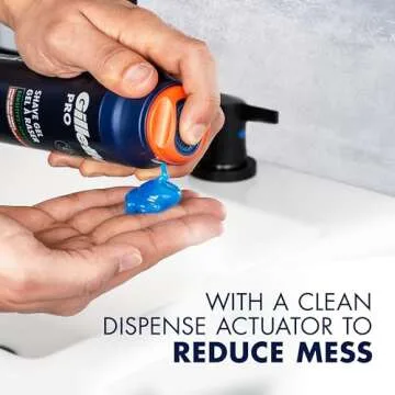 Gillette PRO Shaving Gel Cools & Hydrates for Men 7oz