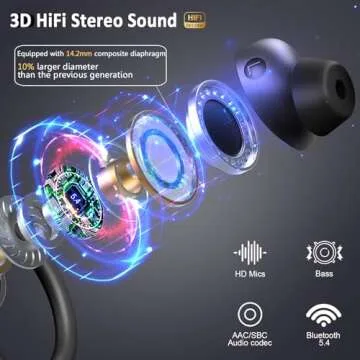 Rulefiss 2025 Wireless Earbuds with 56 Hours Playtime