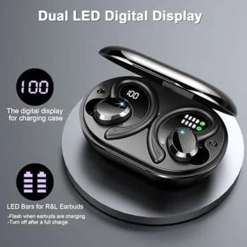 Rulefiss 2025 Wireless Earbuds with 56 Hours Playtime