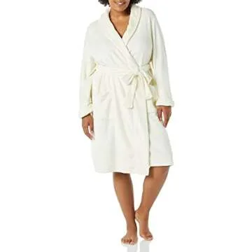 Amazon Essentials Women's Plush Robe Cozy Comfort