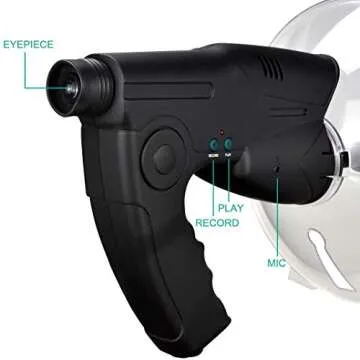 HAUSBELL Parabolic Listening Device for Kids' Nature Exploration