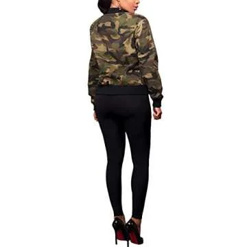 Stylish Lightweight Camouflage Jacket for Women