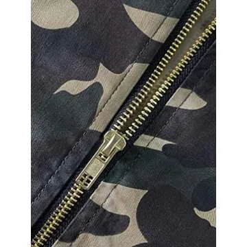 Stylish Lightweight Camouflage Jacket for Women