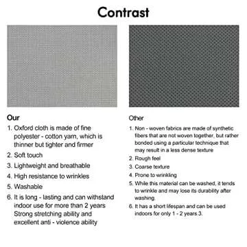 Lirex 8-Pocket Hanging Purse Organizer for Closet - Oxford Cloth Storage System with Double Layer Protection, Grey