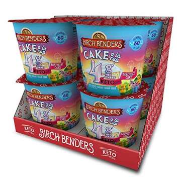 Keto Birthday Cake Cups by Birch Benders, Gluten-Free Delight