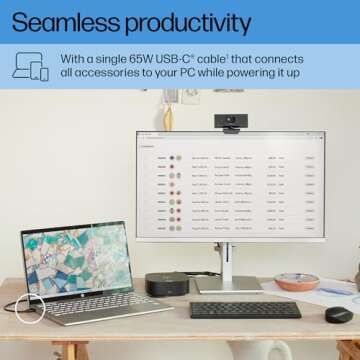 HP G5 USB-C Dock for All USB-C Laptops - 11-in-1 Adapter