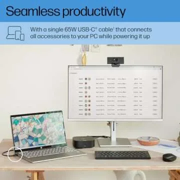 HP G5 USB-C Dock for All USB-C Laptops - 11-in-1 Adapter