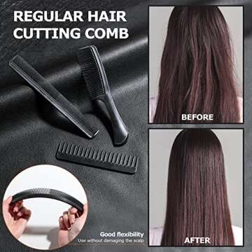 Oneleaf Styling Hair Comb 10PCS Hair Stylists Professional Styling Comb Set Variety Pack Great for All Hair Types & Styles