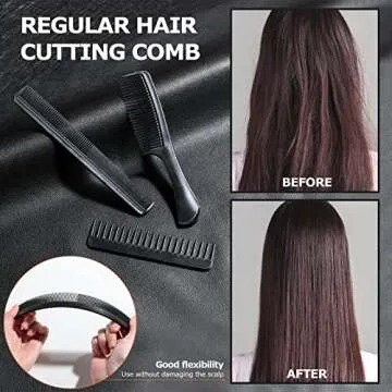 Oneleaf 10PCS Professional Styling Comb Set for All Hair Types