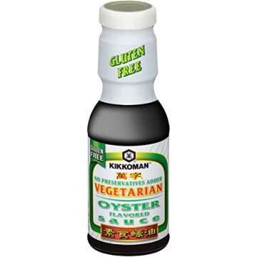 Kikkoman Vegetarian Oyster Flavored Sauce - Asian Dishes Enhancer - 12 Fl Oz