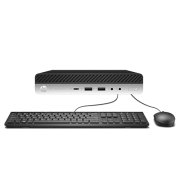 HP EliteDesk 705 G4 Mini PC with Ryzen 5, 8GB RAM, 256GB SSD