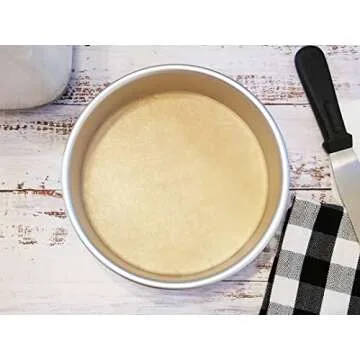 Zenlogy 9 Inch Parchment Paper Rounds (100 Sheets) - Unbleached, Pre-cut, High Heat, Round Liners - Fits 9 inch Round Cake Pans