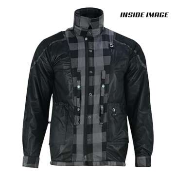 Stylish Biker Shirt with CE Armor and Pockets