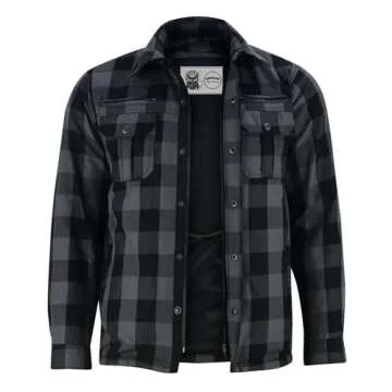 Stylish Biker Shirt with CE Armor and Pockets