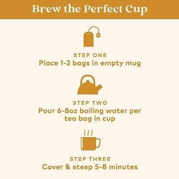 ORGANIC INDIA Tulsi Lemon Ginger Tea Bags - Herbal Tea, Stress Relieving & Reviving, Immune Support, Aids Digestion, Vegan, USDA Certified Organic, Non-GMO, Caffeine-Free - 18 Infusion Bags, 3 Pack