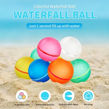WHDPETS Reusable Water Balloons - Summer Fun for Kids