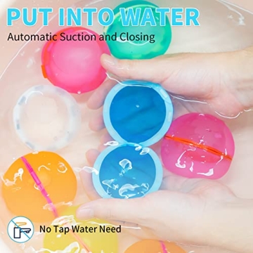 WHDPETS Reusable Water Balloons - Summer Fun for Kids