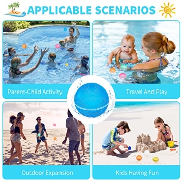 WHDPETS Reusable Water Balloons - Summer Fun for Kids