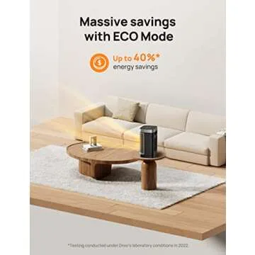 Dreo 1500W Space Heater, 70° Oscillating Portable Heater for Indoor Use, Digital Thermostat, 4 Modes, 12h Timer, Personal Electric Heater PTC Ceramic Heater Quick Safety Heating for Home Office