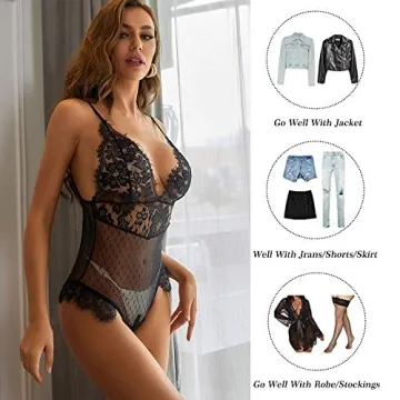Aranmei Lace Teddy Lingerie for Women Stylish Comfort