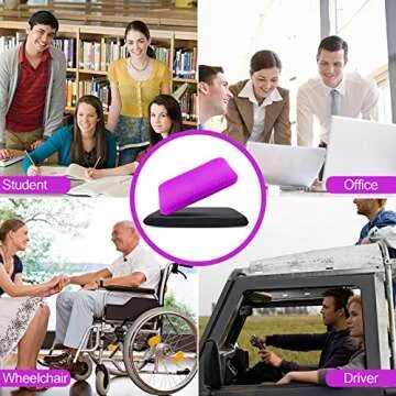 KYSMOTIC Gel Seat Cushion for Long Sitting (Super Large & Thick), Soft & Breathable, Gel Cushion for Wheelchair, Gel Chair Cushion for Hip Pain, Gel Seat Cushion for Office Chair