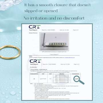 Jstyle 16G Hinged Clicker Nose Rings for Body Piercings