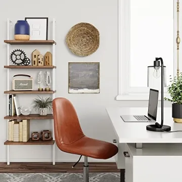 Nathan James Theo 5-Shelf Bookcase for Stylish Storage