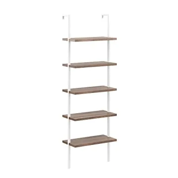 Nathan James Theo 5-Shelf Bookcase for Stylish Storage