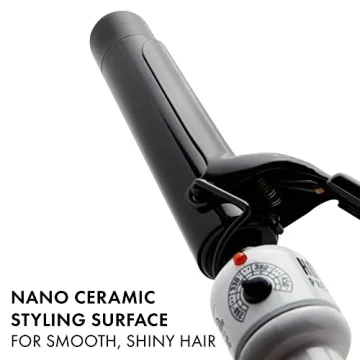 Hot Tools Nano Ceramic Curling Iron for Smooth, Shiny Waves