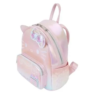 Loungefly Sanrio Hello Kitty 50th Anniversary Clear and Cute Womens Double Strap Shoulder Bag Purse