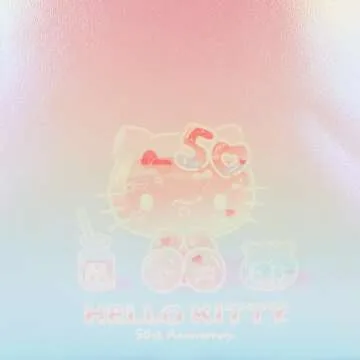 Loungefly Sanrio Hello Kitty 50th Anniversary Clear and Cute Womens Double Strap Shoulder Bag Purse