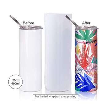 PYD Life Sublimation Shrink Wrap Sleeves for Tumblers