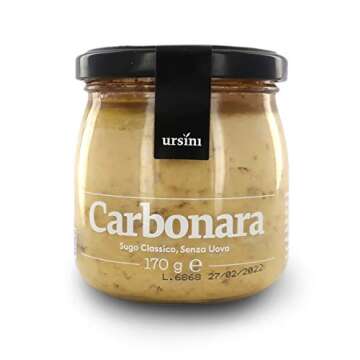 Eggless Carbonara Sauce, Ready-to-Use - 170g