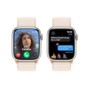 Apple Watch Series 9 [GPS 41mm] Renewed - Starlight Aluminum