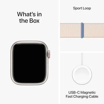 Apple Watch Series 9 [GPS 41mm] Renewed - Starlight Aluminum