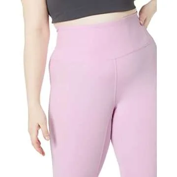 Amazon Essentials Women's Active Sculpt Workout Athleisure High-Rise Full-Length Leggings (Available in Plus Size), Pale Pink, Small