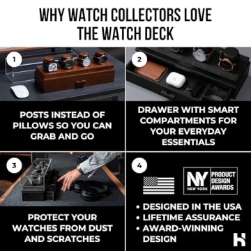 Premium Wooden Watch Display Case with Lifetime Assurance