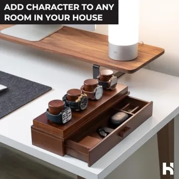 Premium Wooden Watch Display Case with Lifetime Assurance