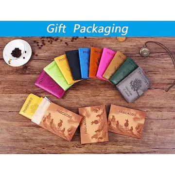 Airtag Passport Holder with RFID Blocking - Stylish Travel Wallet